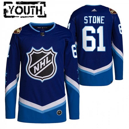 Vegas Golden Knights Mark Stone 61 2022 NHL All-Star Blauw Authentic Shirt - Kinderen